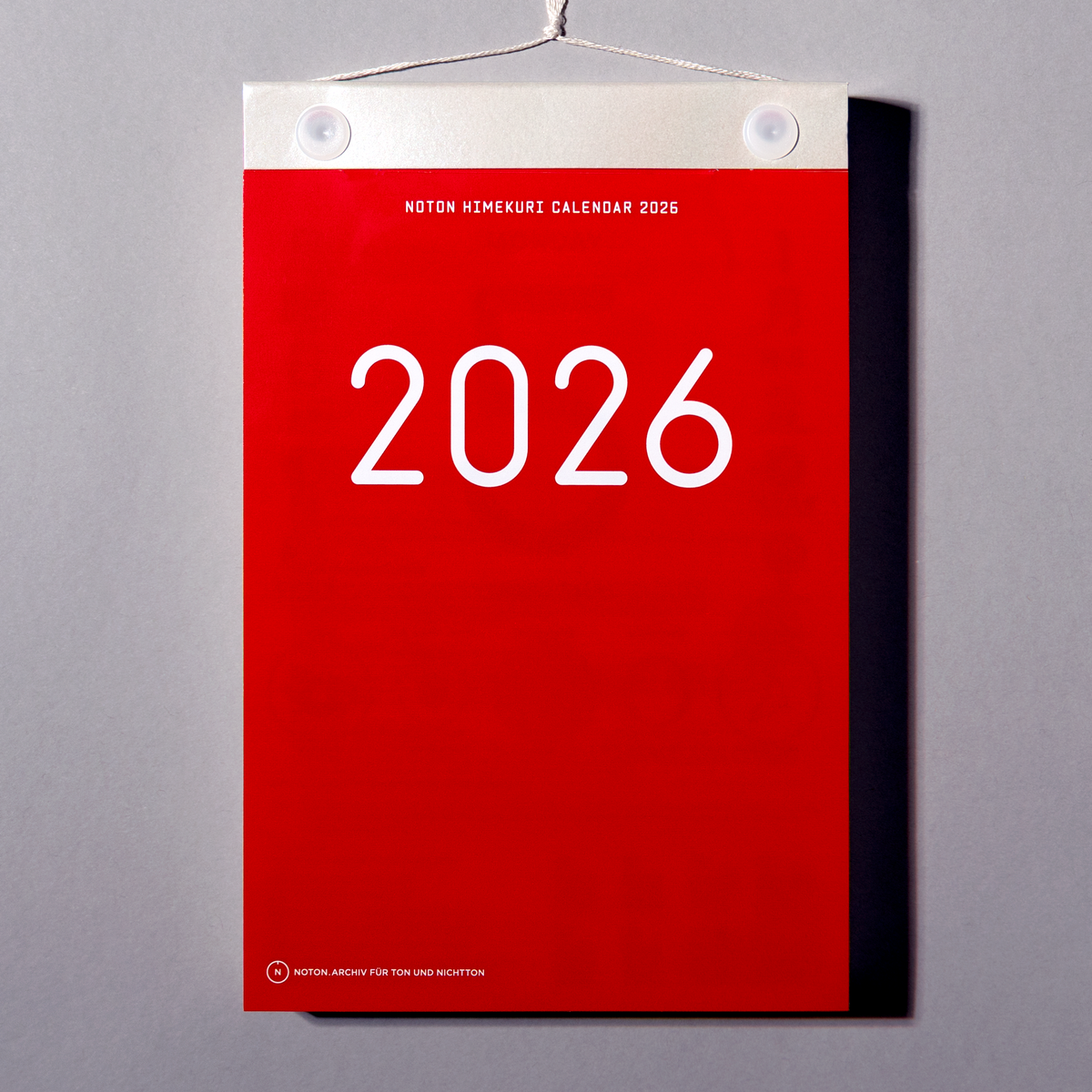 NOTON Himekuri Calendar 2026 – tempo
