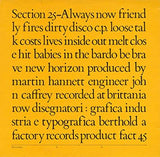 Section 25 - Always Now (5LP Deluxe Boxed Set / Colored Vinyl)